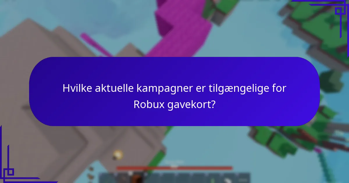 Hvad er samarbejdsgenstande knyttet til Robux gavekort?