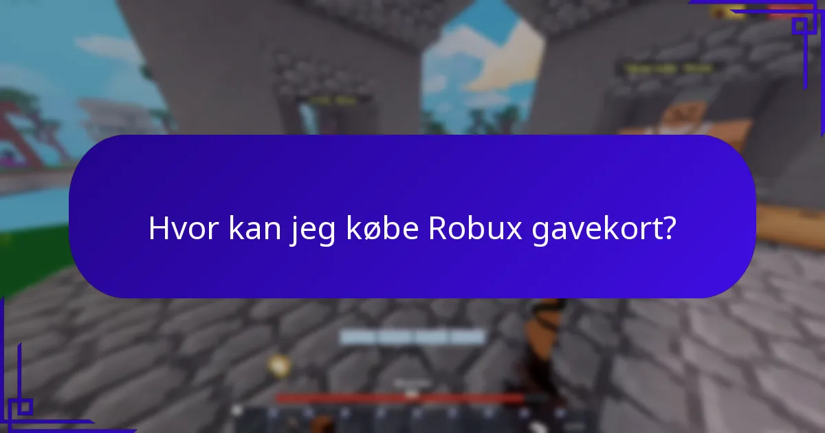 Hvor kan jeg købe Robux gavekort?